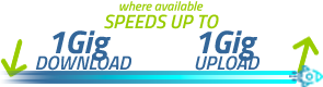 1 Gig Download 1 Gig Upload